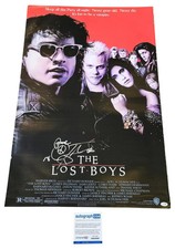 Corey Feldman Signed "Peace" 24x36 The Lost Boys Movie Poster ACOA