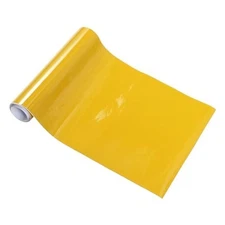 Yellow Protective Car Wrap Film 0.49ft x 59.84inch Exterior Interior Vinyl 