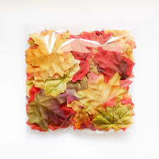 Separated Fake Fall Leaves Artificial Autumn Maple Leaf Room Decor for Home Part