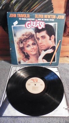 Grease Movie Soundtrack Vinyl Double LP 1978 John Travolta Olivia N. John 2-4002