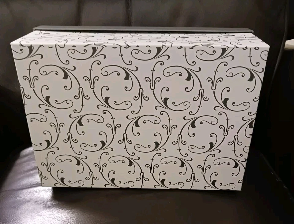 Storage Box For Photos/Craft Gray Design, 8x11x4.5, Label On End - Image 4 of 4