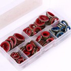100pcs/ 245pcs Assorted Sealing Gasket Set,Rubber Combination Gasket Repair Box