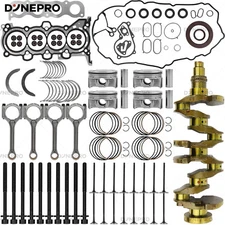 G4NH 2.0L Engine Piston Gasket Rebuild Kit w/ Crankshaft & Rod for Hyundai Kia