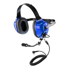 23dB Noise Reduction Racing Headphone Blue for Motorola CP200D R2 DEP450 BPR40D