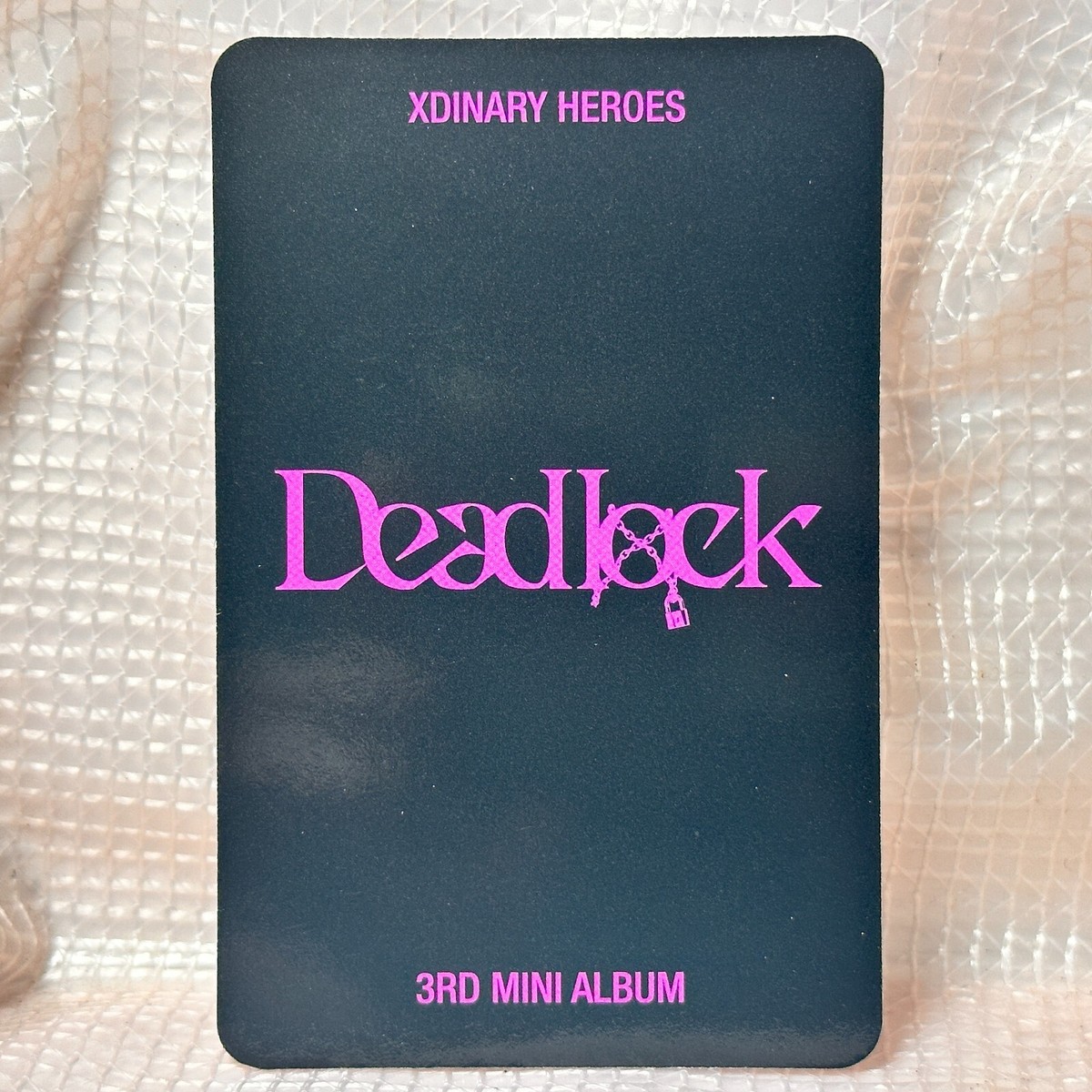 Gaon Official Photocard Xdinary Heroes 3rd Mini Album Deadlock Jyp