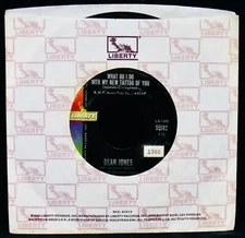 DEAN JONES: The Proud Don't Cry & What Do I Do~Teen Rock 45~LIBERTY #55502