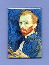 VINCENT VAN GOGH 2X3 FRIDGE MAGNET ARTIST PAINTER FINE ART DUTCH SELF PORTRAIT