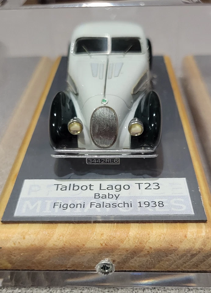 Provence Miniatures #PMA092M 1/43 1938 Talbot Lago T23 Baby Figoni & Falaschi - Image 2 of 4