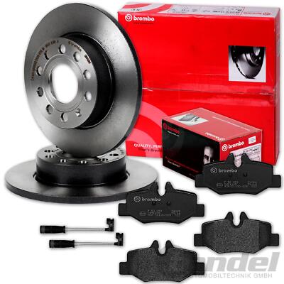 brembo BREMSSCHEIBEN + BELÄGE HINTEN passend für MERCEDES W639 VIANO VITO MIXTO