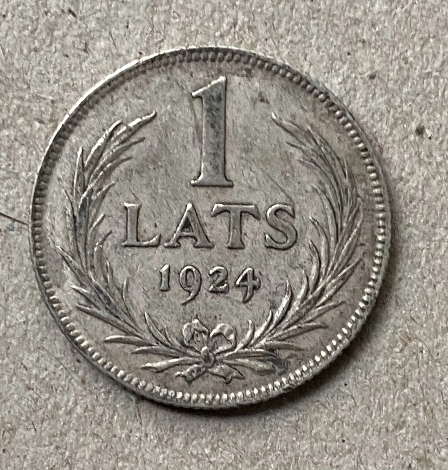 Sammlerstück 1 Lats  Lettland 1924 - Bild 1 von 2