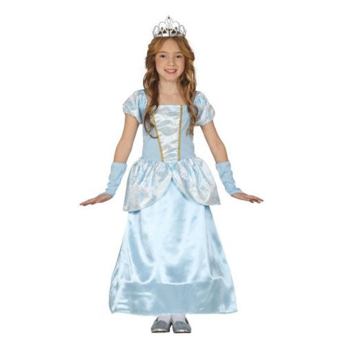 COSTUME CENERENTOLA PRINCIPESSA BAMBINA 7-9 ANNI VESTITO CARNEVALE | eBay
