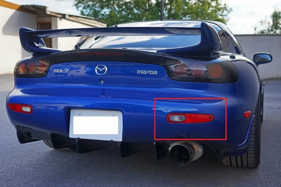 全新 后保险杠 转灯 适用于 1992 ~ 98 ~ 99 ~00 ~ 2001 马自达 RX7 RX-7 FD3 L + R  — 第 3/3 张图片