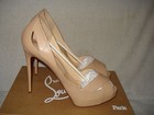 100% AUTHENTIC NEW WOMEN LOUBOUTIN ACADEMA NUDE 120 PUMPS/HEELS US 10 — photo 7