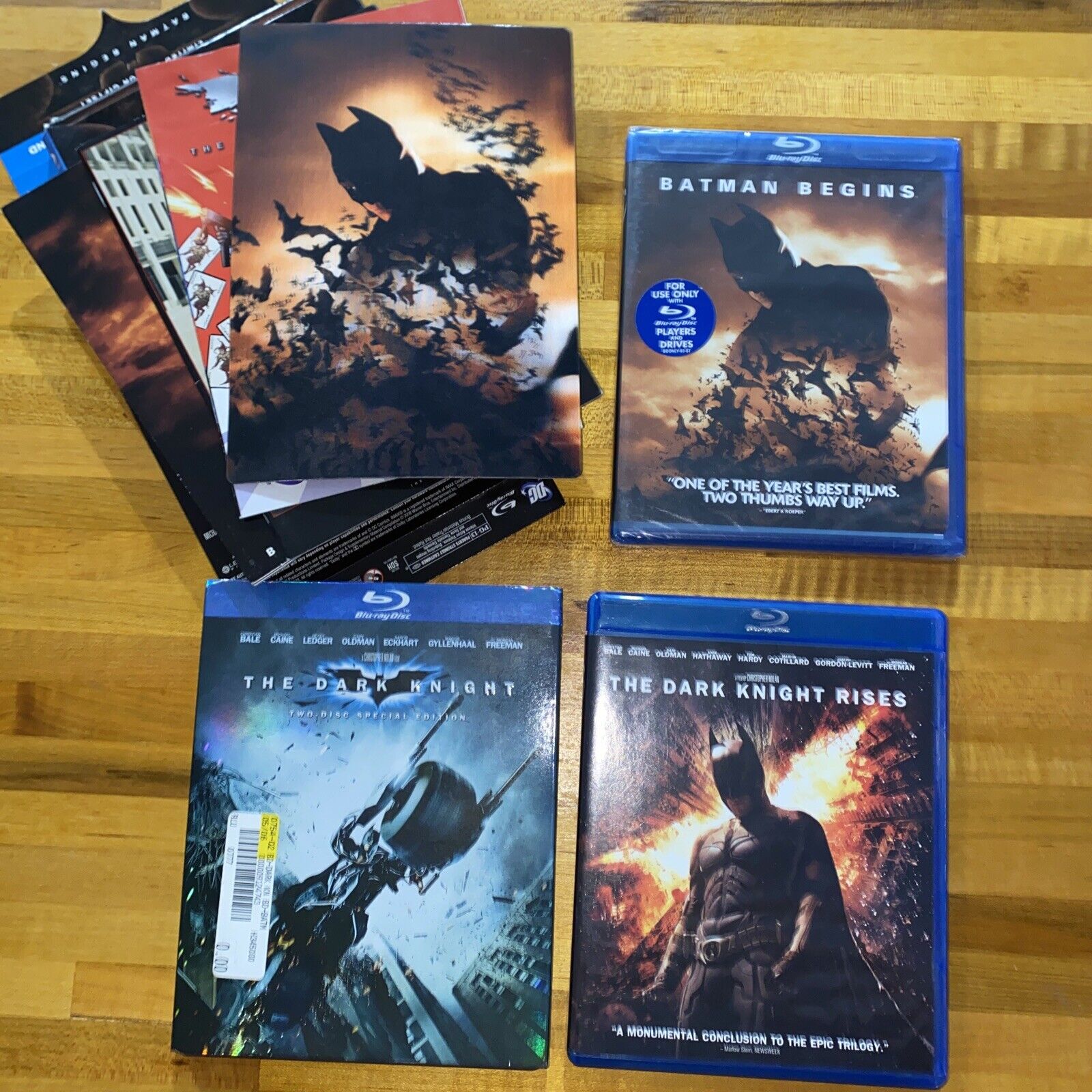 Batman Begins Blu-ray Limited Edition Giftset + The Dark Knight + Rises 3  Films 883929017690 | eBay