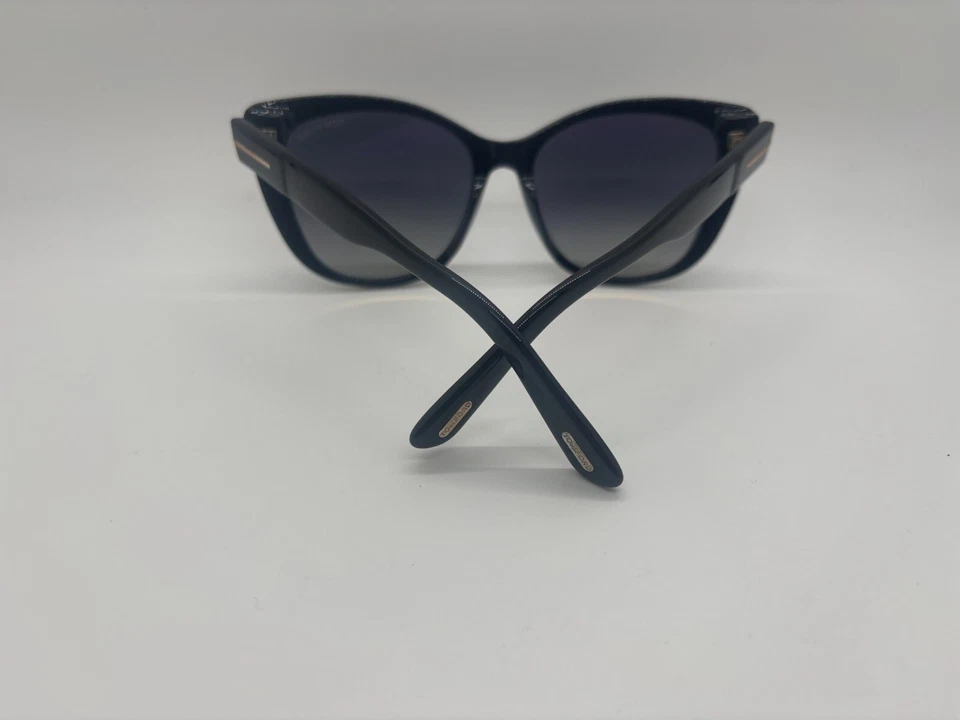 NUEVO Tom Ford Nora TF937 01D Negro Ojo de Gato Gafas de Sol 57-17-140mm SIN ESTUCHE Foto 4 de 4