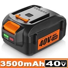 40V WA3580 3.5Ah Max Lithium Ion Battery For Worx 40V WG180 WG280 WG380 WG580
