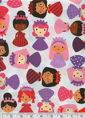 Girl Friends - Adorable Quilt Fabric - Half Yard