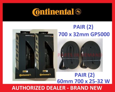 PAIR 2 Continental Grand Prix 5000 TIRES 700 x 23 25 28 32 INNER