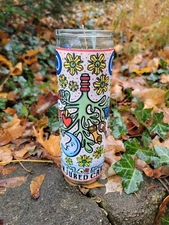 Cimaruta Candle with Oil-"Charm of the Witch"-Protect from Evil Eye, Good Luck,