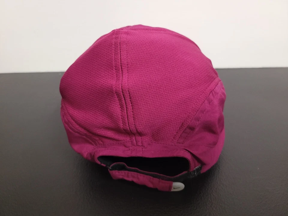 Nike шляпа крышка ремень назад розовый фиолетовый панели вышитый логотип Featherlight попутный ветер - Изображение 3 из 4