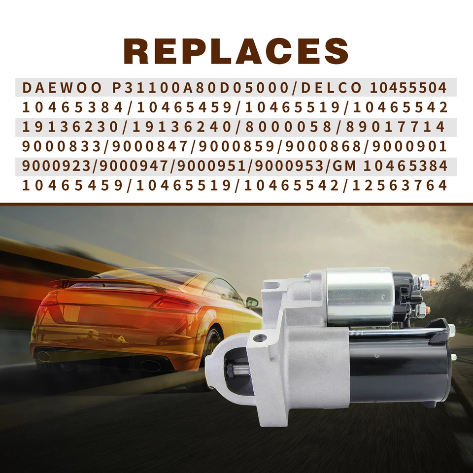 New Starter For Buick Rendezvous Pontiac GMC 10455504 10465384 10465459 10465459 Foto 4 de 4