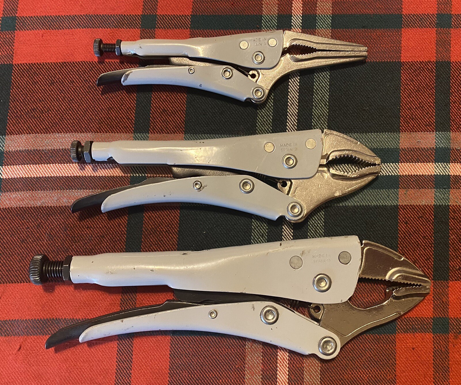 SNAP ON Locking Pliers 3 pc Set Vise Grips LP7WRLP6LNLP10GRV eBay