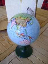 JOUET ANCIEN GLOBE TERRESTRE VULLIERME-JOUETS MONT BLANC-MAPPEMONDE-JEU EDUCATIF