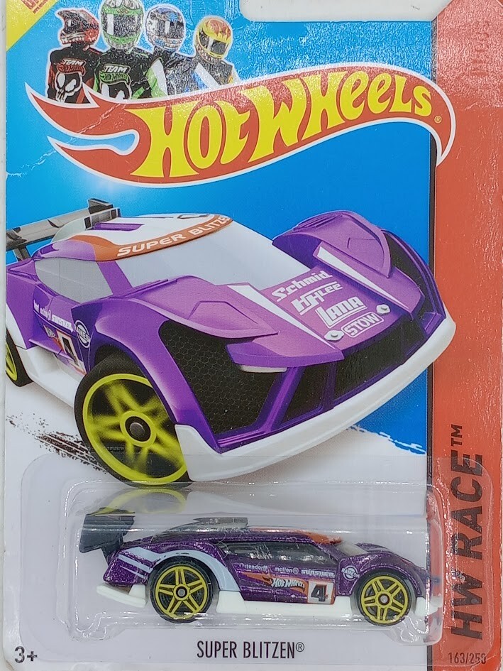 Hot Wheels HW RACE '14 ~ SUPER BLITZEN (Purple) (163/250) BFD35 New!
