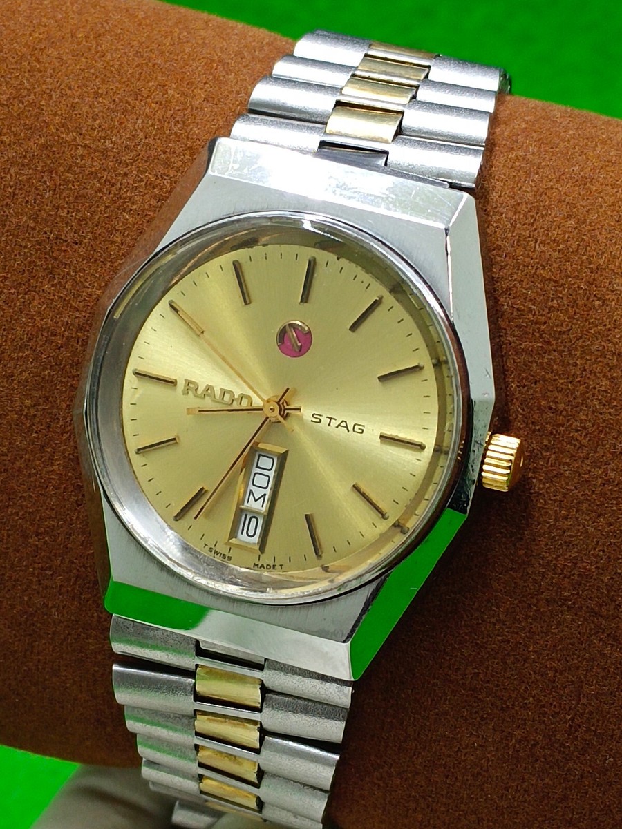 vintage RADO STAG watch Automatic 17 Jewels Day / Date Indicator