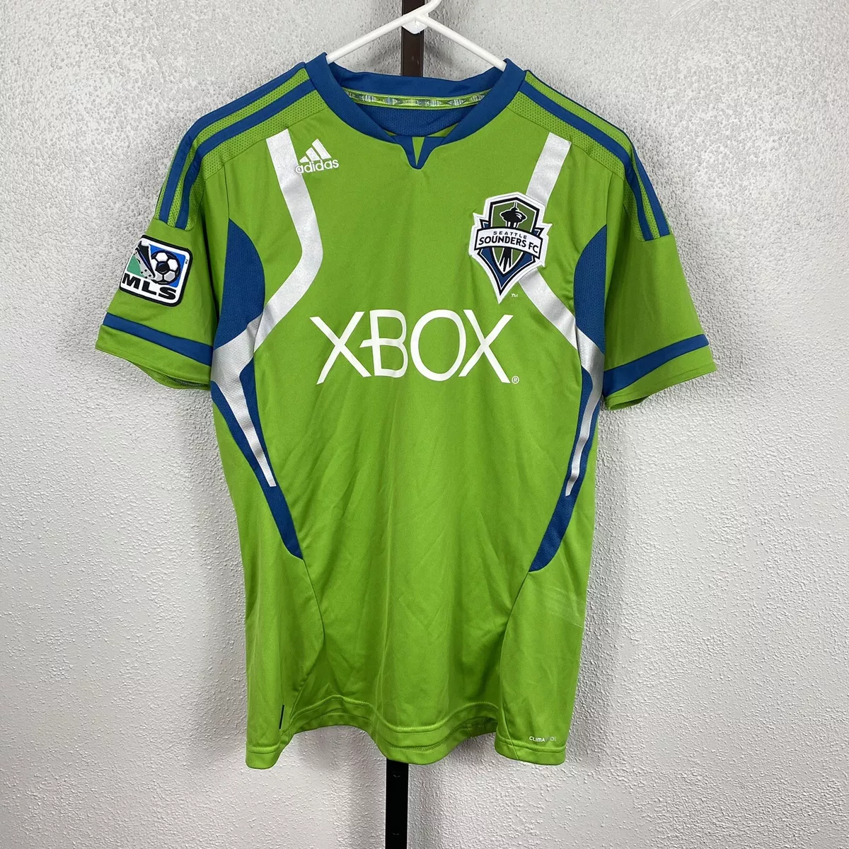 Seattle Sounders FC MLS Soccer Jersey Adidas 2011 XBOX Youth XL Fits Men's S