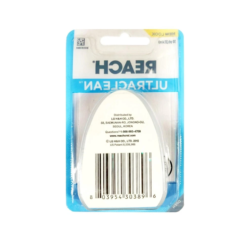 Hilo dental Reach Ultraclean Mint con tecnología Micro-Grooves paquete de 30 yardas 6 Foto 2 de 3