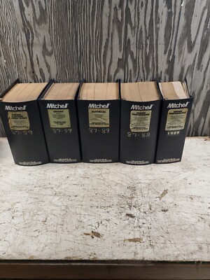 5 Mitchell Service Manuals Import 1987-89 Engine Chassis Electrical Honda BMW