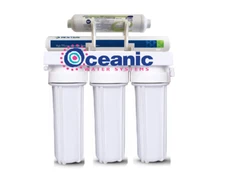 Home Reverse Osmosis Water Filter System 1:1 Waste/Purified Ratio 75 GPD 5 Stage