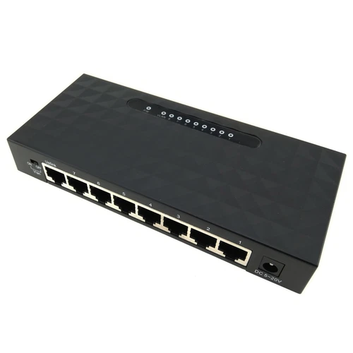 Ethernet Hub 8 Port 1000Mbps PC Laptop Local Network LAN Switch RJ45 Cat6 Cat5