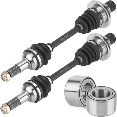 Rear Left/Right CV Axle & Wheel Bearing Kit Fit for Yamaha Grizzly 660 (YFM660)