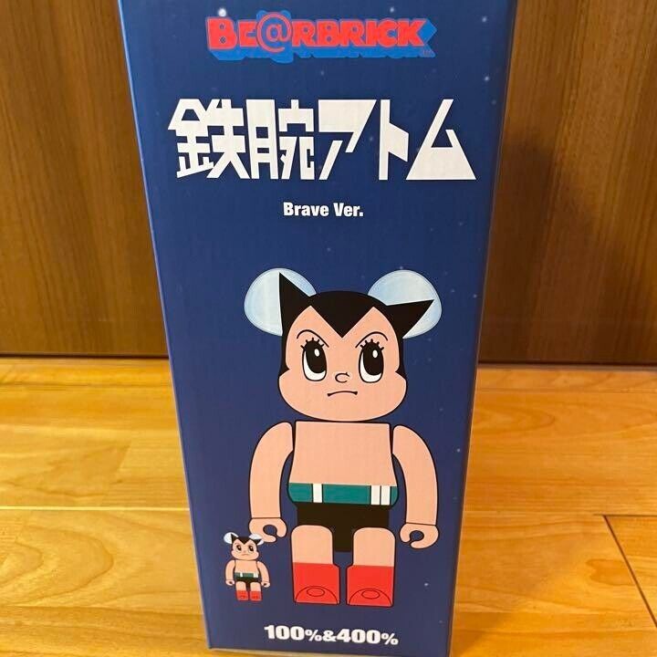 BE@RBRICK 鉄腕アトム Brave Ver. 100％ 400%