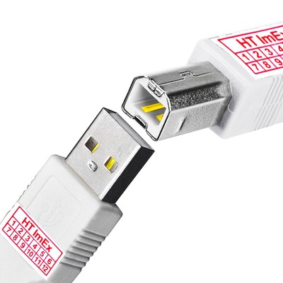 Weiß USB Anschlusskabel Drucker Scanner für EPSON FX-2180, FX-890II