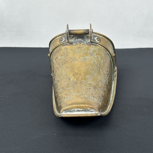 VTG Pair Brass Spanish Conquistador Horse Stirrups Floral Engravings EQUESTRIAN - Picture 10 of 13