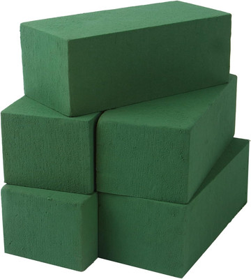 5Pcs Floral Foam Bricks,Green Florist Block for Fresh Artificial Flower Arrangem