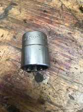 Snap On Usa 3/8" Drive 5/8" 12 Point Shallow Chrome Socket Fv201