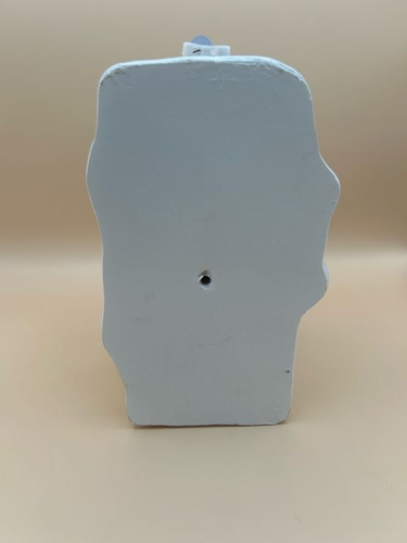 Mini Ceramic Snow Covered Yellow Light Up House With 3 Different Light Settings - Picture 10 of 10