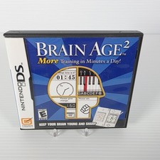Brain Age 2: More Training In Minutes A Day - Nintendo Ds - CIB Complete Tested 