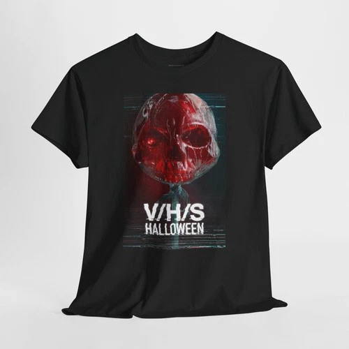 V/H/S Halloween 2025 Retro Movie Poster Horror Unisex Graphic T-Shirt - product listing photo