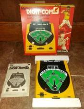 1979 EPOCH Electronic Baseball Digit-Com 9 - Handheld Game With Box **WORKING**