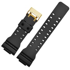 16mm Silicone Watch Band Strap for Casio G-Shock GA-100/110/120 Replacement