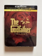 The Godfather Trilogy (50th Anniversary) (4K UHD Blu-ray, Digital) NEW