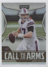 2021 Panini Playoff Call to Arms Silver Prizm Josh Allen #CA-JAL j3z