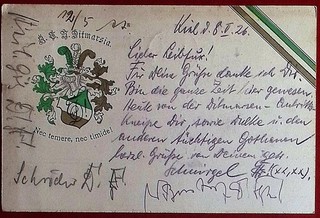 Kiel Studentika A.T.V. Ditmarsia 1926