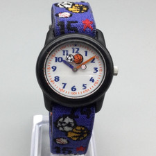 Timex Kid 29mm Indiglo Time Teachers Sports Watch Purple Nylon Strap New Battery