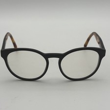 Prada VPR 16T Mens Round Eyeglasses Black Havana Tortoise 52-18-140